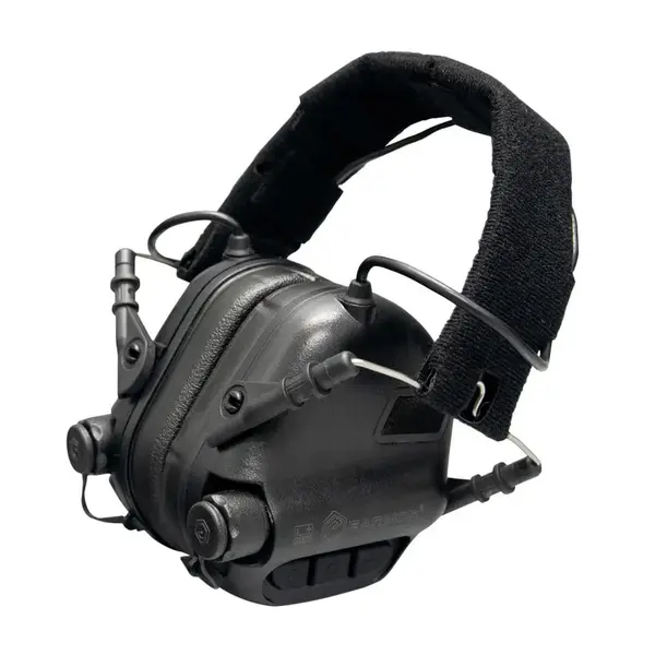 Тактические наушники EARMOR M31 Black с универсальным креплением