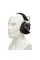 Тактические наушники EARMOR M31 Black с универсальным креплением