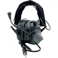 Тактичні навушники EARMOR M32 з універсальним кріпленням Чорні