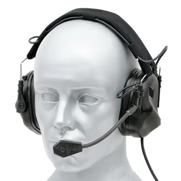 Тактические наушники EARMOR M32 с универсальным креплением Черный