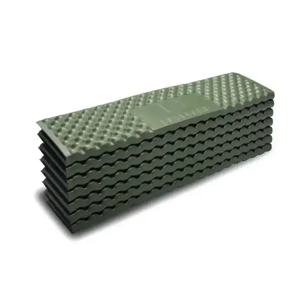 Кемпинговый двухслойный каремат (ковер) олива 199х60х1.8 см Base Camp Hunter