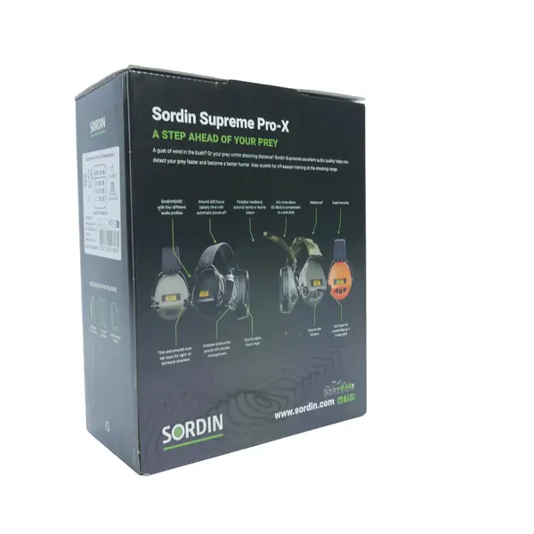 Тактичні активні навушники Sordin Supreme Pro X