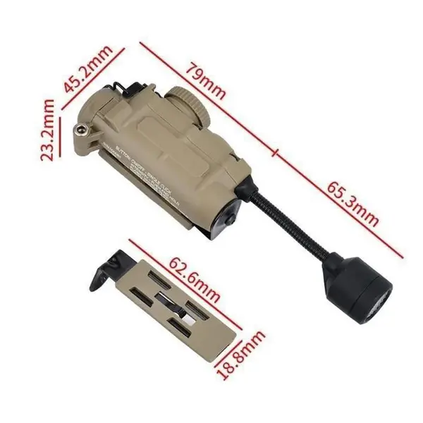 Фонарик на шлем Sidewinder MPLS 5LED