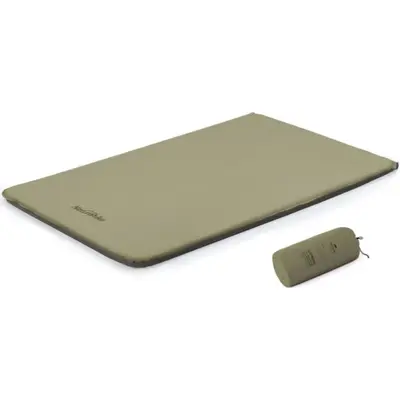 Двомісний самонадувний килим(200х132х6см) Naturehike NH21FCD11 Хакі