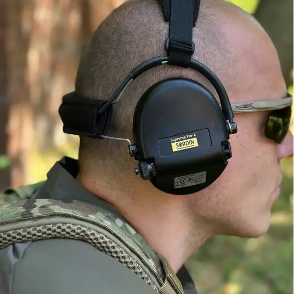 Aктивні тактичні шумоподавлюючі Sordin Supreme Pro X Neckband Black