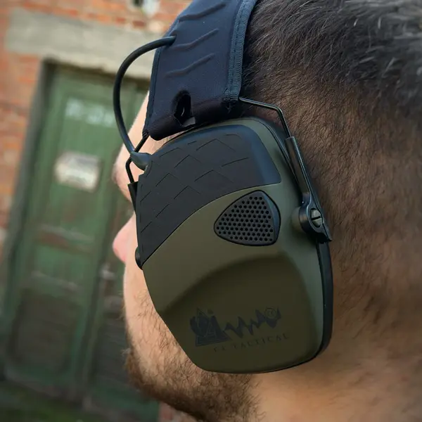 Активные наушники C4 Tactical (SNR=27dB Elec) – олива