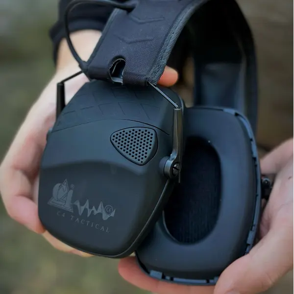 Активні навушники C4 Tactical (SNR=27dB Elec) - чорні