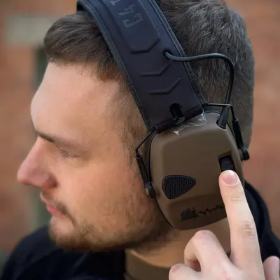 Активные наушники C4 Tactical (SNR=27dB Elec) – койот