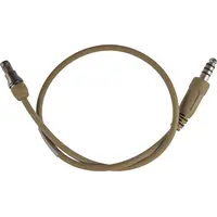 Адаптер-кабель Ops-Core AMP U174 Downlead Mono Binaural 21". Tan