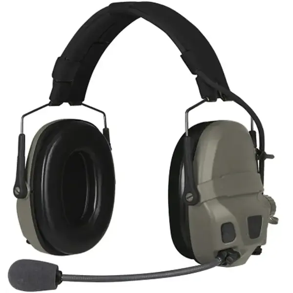Активні навушники Ops-Core AMP Communication Headset-Connectorized. Верхній тримач. Ranger Green
