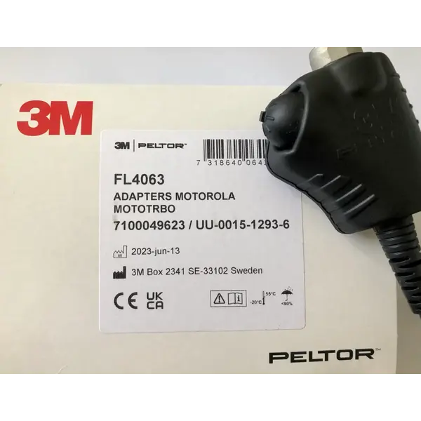 Адаптер кнопка PTT 3M Peltor FL4063 для радіостанции Motorola Mototrbo