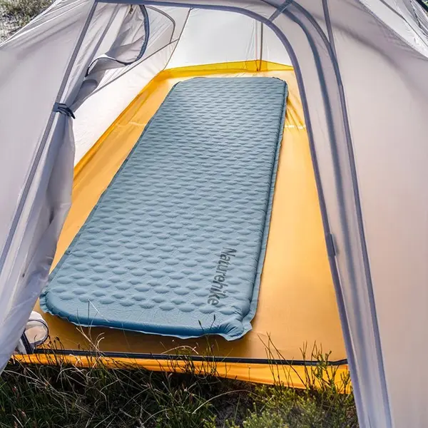 Самонадувний килимок одномісний (185х55х3.5см) Naturehike Blue