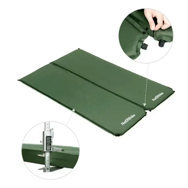 Килим (самонадувний) Naturehike NH20DZ003, 200х63х5см, Dark Green
