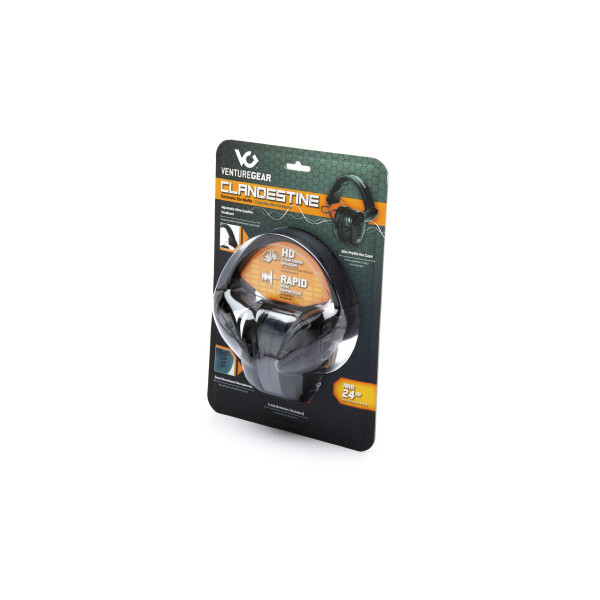 Защитные активные наушники противошумные Venture Gear Clandestine NRR24dB Графит
