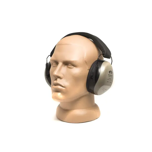 Навушники Pyramex PM8010 для захисту схуху SNR 30 dB, NRR 26 dB Бежево-сірі