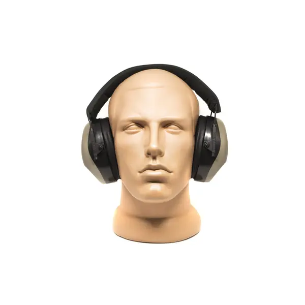 Навушники Pyramex PM8010 для захисту схуху SNR 30 dB, NRR 26 dB Бежево-сірі