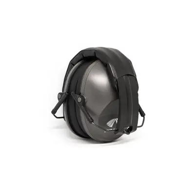 Низкопрофильные серые наушники Pyramex PM9010 - защита слуха NRR 22дБ