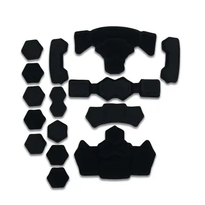 Улучшенные противоударные подушки для шлема GEN.4 Черные