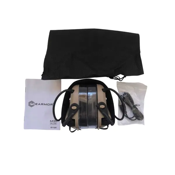 Тактические наушники EARMOR M31 PLUS Койот