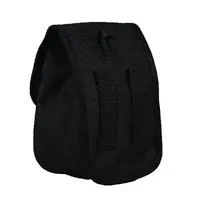 Сумка на пояс складная для наушников Черная