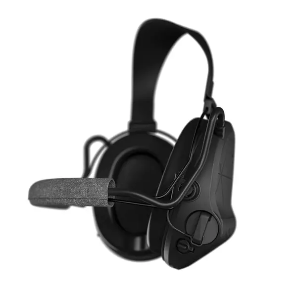 Активні навушники Sordin Supreme T2 Neckband із заднім тримачем під шолом - чорні