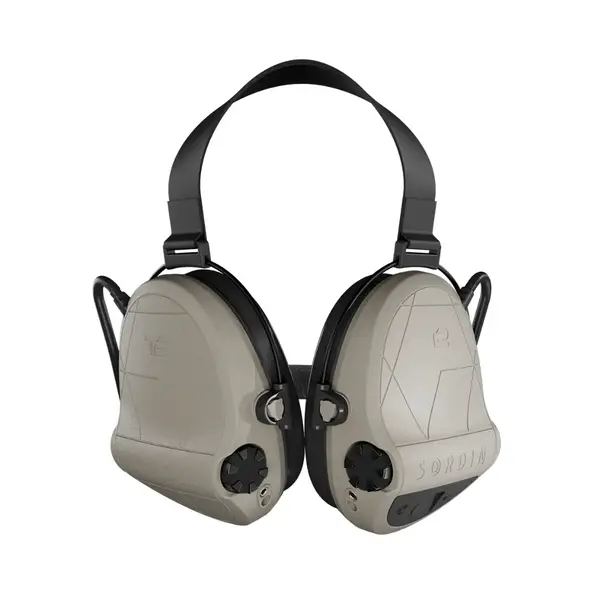 Активные наушники Sordin Supreme T2 Neckband с задним держателем под шлем - койот