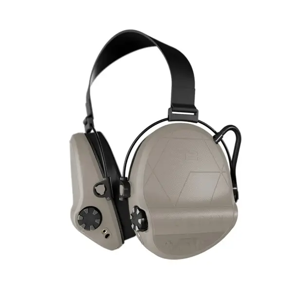 Активные наушники Sordin Supreme T2 Neckband с задним держателем под шлем - койот