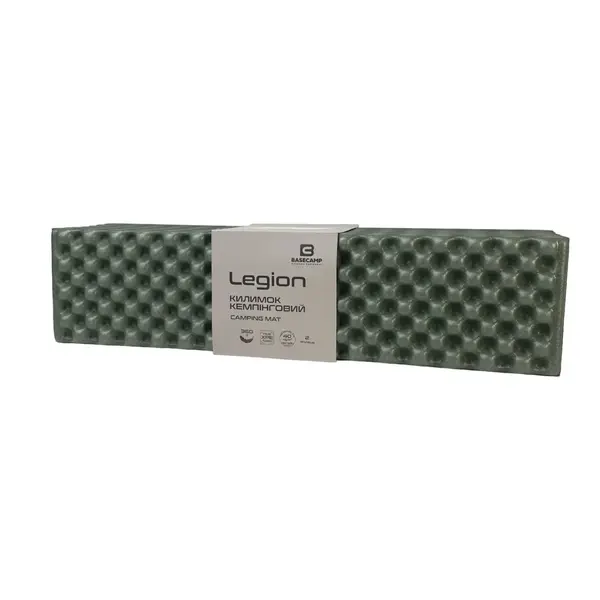 Кемпінговий каремат (185х55х1, 5 см) олива BaseCamp Legion NEW XPE