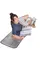 Складной кемпинговый серебряный каремат Tatonka Alu Seat Mat