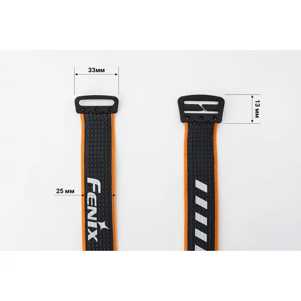 Пов'язка на голову Fenix одинарна AFH-03, чорно-помаранчева