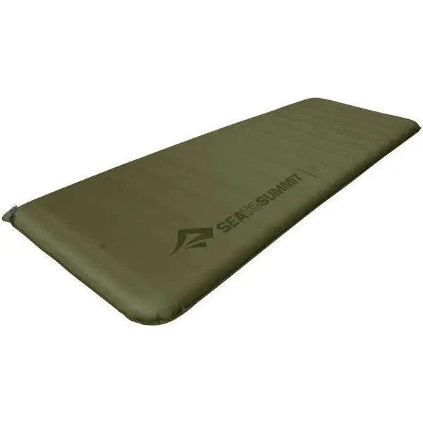 Самонадувающийся коврик Sea to Summit Camp Plus (201x64x7,5 см), Rectangular Large, Moss,