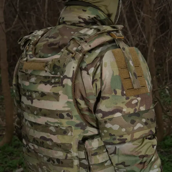 Захист плечей з балістичним пакетом 1 клас захисту Militex cordura USA Multicam