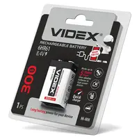 Videx 6HR61 300mAh battery, blister/1pc