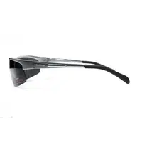 Окуляри поляризаційні BluWater Alumination-5 Silver Polarized (gray) чорні в сріблястій оправі, Сірий