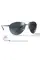 Окуляри біфокальні (захисні) Global Vision Aviator Bifocal (+2.5) (gray), чорні біфокальні лінзи в металевій оправі, Чорний