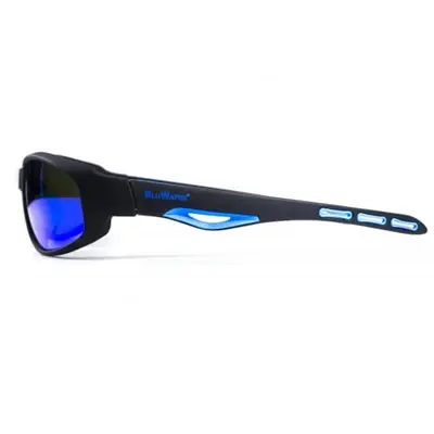 Окуляри поляризаційні BluWater Buoyant-2 Polarized (G-Tech™ blue) дзеркальні сині, Чорний