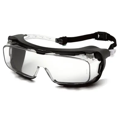 Окуляри захисні з ущільнювачем Pyramex Cappture-Plus (clear) Super Anti-Fog H2MAX, прозорі