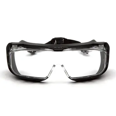 Окуляри захисні з ущільнювачем Pyramex Cappture-Plus (clear) Super Anti-Fog H2MAX, прозорі