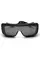 Очки защитные с уплотнителем Pyramex Cappture-Plus (gray) Super Anti-Fog H2MAX, серые, Черный