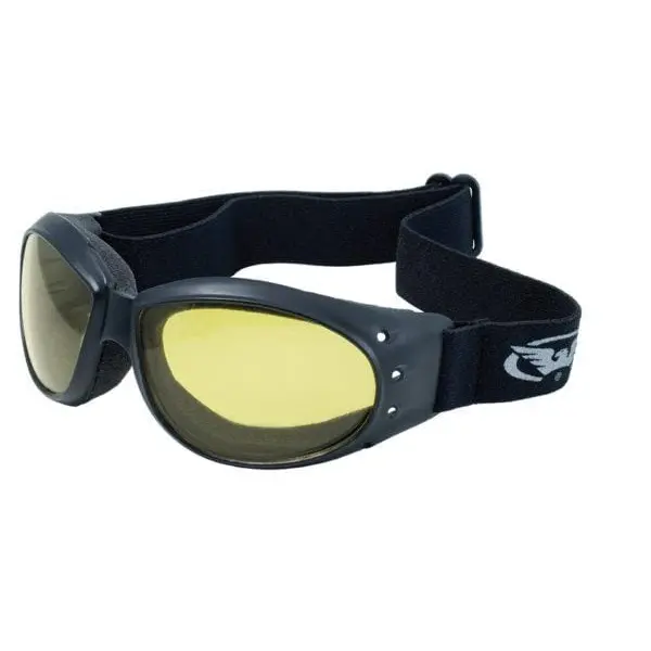 Окуляри захисні Global Vision Eliminator Photochromic (yellow), жовті фотохромні, Чорний