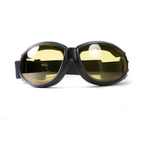 Окуляри захисні Global Vision Eliminator Photochromic (yellow), жовті фотохромні, Чорний