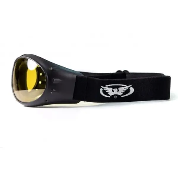 Окуляри захисні Global Vision Eliminator Photochromic (yellow), жовті фотохромні, Чорний