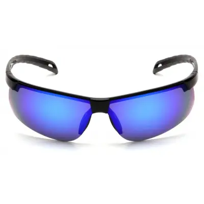Окуляри захисні Pyramex Ever-Lite (ice blue mirror) дзеркальні сині, Чорний