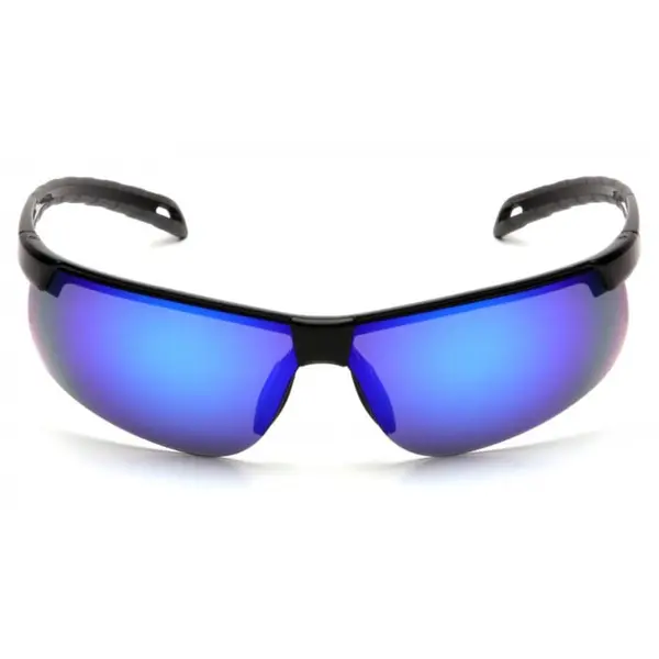 Окуляри захисні Pyramex Ever-Lite (ice blue mirror) дзеркальні сині, Чорний