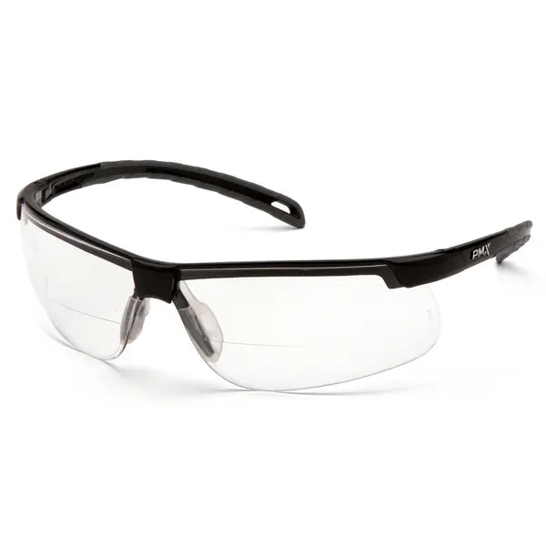 Біфокальні захисні окуляри Pyramex Ever-Lite Bifocal (+3.0) (clear), прозорі, Чорний