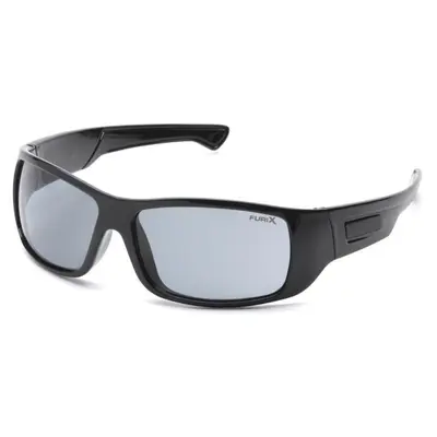 Окуляри захисні Pyramex Furix (grey) Anti-Fog, чорні, Чорний