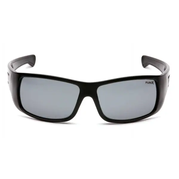 Окуляри захисні Pyramex Furix (grey) Anti-Fog, чорні, Чорний