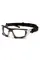 Очки защитные с уплотнителем Pyramex Fyxate (clear) Super Anti-Fog H2MAX, прозрачные, Черный