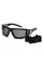 Очки защитные с уплотнителем Pyramex Fyxate (gray) Super Anti-Fog H2MAX, серые, Черный