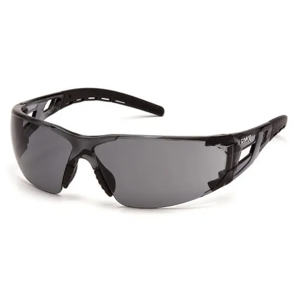 Очки защитные с уплотнителем Pyramex Fyxate (gray) Super Anti-Fog H2MAX, серые, Черный